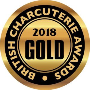 gold british charcuterie awards medal