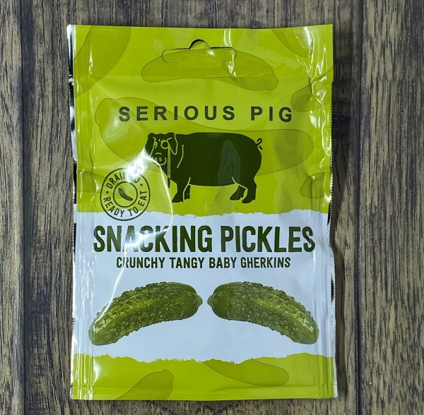 Serious Pig Snacking Pickles